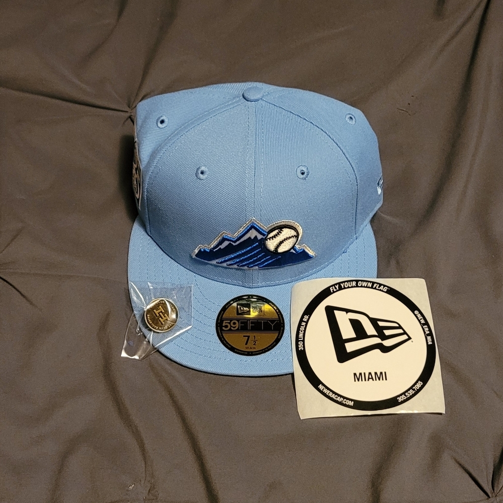 Rare Exclusive Colorado Rockies Iceberg HatClub New Era 59Fifty - Size 7 1/2